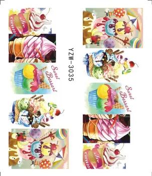 Hot Cake/Ice Cream Nail Sticker Mixed Colorful Designs Women Makeup Water Tattoos Nail Art Decals
Hot Cake/Ice Cream Nail Sticker Mixed Colorful Designs Women Makeup Water Tattoos Nail Art Decals
