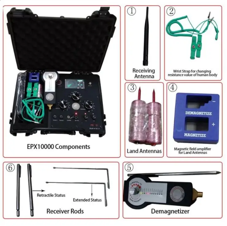 Free shipping High Quality underground Gold Detector Long Range Gold Diamond Detector EPX10000 3D Metal Detector Gold Digger
Free shipping High Quality underground Gold Detector Long Range Gold Diamond Detector EPX10000 3D Metal Detector Gold Digger