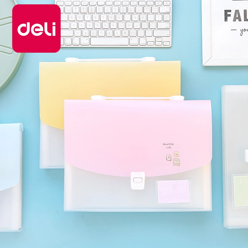 Deli 2PCS 13 grid A4 Document Bag Cute Candy Color Portable Bill Receipt File Bag Pouch Folder Organizer File Holder Office Supp
Deli 2PCS 13 grid A4 Document Bag Cute Candy Color Portable Bill Receipt File Bag Pouch Folder Organizer File Holder Office Supp