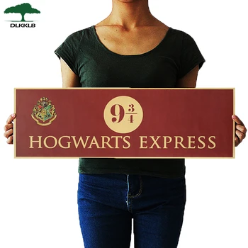 Dlkklb 9 3/4 (nine And Three Quarters) Platform Famous Movie Movie Vintage Paper Home Decoration Poster 72x24cm Wall Stickers
Dlkklb 9 3/4 (nine And Three Quarters) Platform Famous Movie Movie Vintage Paper Home Decoration Poster 72x24cm Wall Stickers