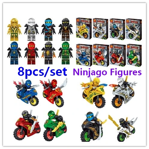 New ninjago 8 figures/set ninja Heroes building blocks Kai Jay Cole Zane Nya Lloyd With Motor Minifigured legoingly best gifts
New ninjago 8 figures/set ninja Heroes building blocks Kai Jay Cole Zane Nya Lloyd With Motor Minifigured legoingly best gifts