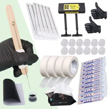Beginner Tattoo Kit Set Makeup DIY Tools Hand Poke and Stick Tattoo Kit Clean Safe Stick Poke Tattoos
Beginner Tattoo Kit Set Makeup DIY Tools Hand Poke and Stick Tattoo Kit Clean Safe Stick Poke Tattoos