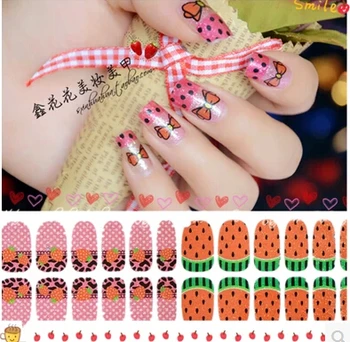 High quality fashion 2014 new strawberry watermelon bowknot flash powder series nail stickers Nail polish paste 3pcs/lot
High quality fashion 2014 new strawberry watermelon bowknot flash powder series nail stickers Nail polish paste 3pcs/lot