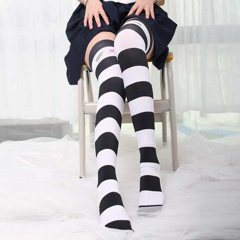 2019 Summer 1 Pair Womens Stockings stripe Pink Sexy Thin Thigh High Pantyhose Stockings Fashion Girls Long Stocking 5S-SW12
2019 Summer 1 Pair Womens Stockings stripe Pink Sexy Thin Thigh High Pantyhose Stockings Fashion Girls Long Stocking 5S-SW12