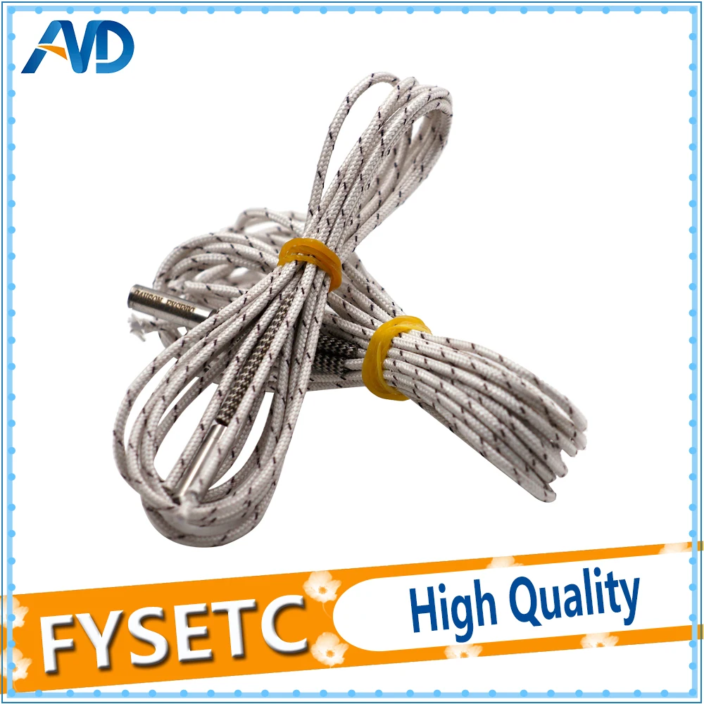 1pc Heating tube 6*20mm 12V 24V 50W Ceramic Cartridge Heater 1M 2M &Mendel For V6 J-head Extruder 3D printer part
1pc Heating tube 6*20mm 12V 24V 50W Ceramic Cartridge Heater 1M 2M &Mendel For V6 J-head Extruder 3D printer part