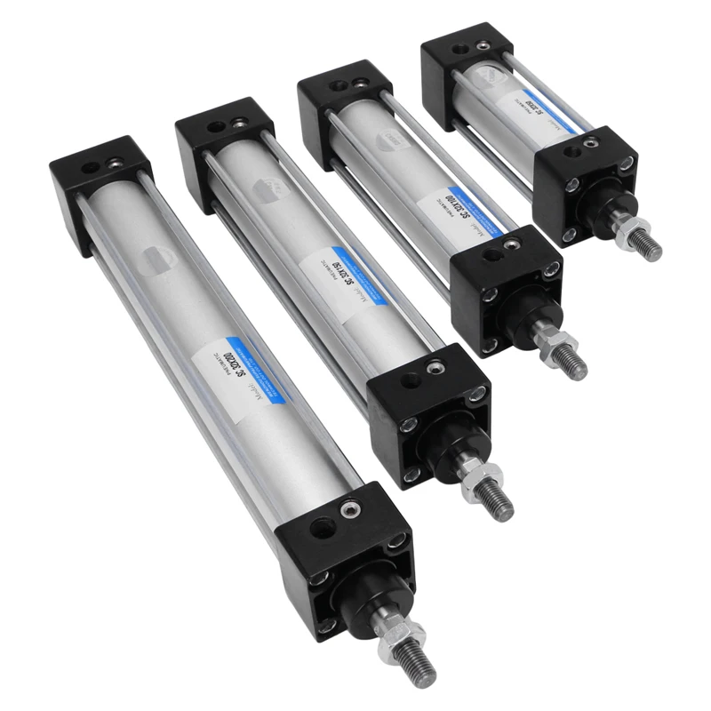 SC 32mm x 50/100/150/200mm Single Rod Double Acting Mini Pneumatic Air Cylinder
SC 32mm x 50/100/150/200mm Single Rod Double Acting Mini Pneumatic Air Cylinder