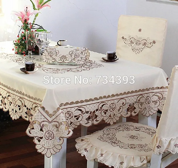 Luxury European-style classical pastoral cloth embroidered tablecloth oval coffee table cloth rectangle dining table cover
Luxury European-style classical pastoral cloth embroidered tablecloth oval coffee table cloth rectangle dining table cover