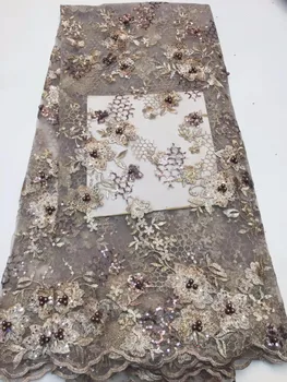 African Laces Fabric With Beads and sequins 3d Lace Fabric 2019 High Quality Lace Nigerian French Lace Fabric For Wedding Dress
African Laces Fabric With Beads and sequins 3d Lace Fabric 2019 High Quality Lace Nigerian French Lace Fabric For Wedding Dress