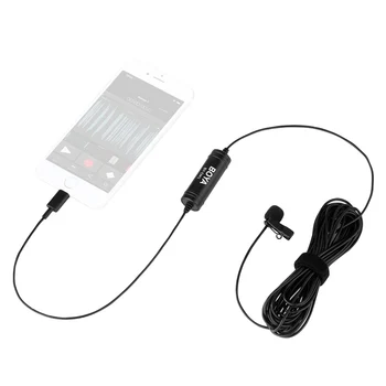 BOYA BY-DM1 lavalier recording microphone with IOS interface plugs for IOS system products
BOYA BY-DM1 lavalier recording microphone with IOS interface plugs for IOS system products