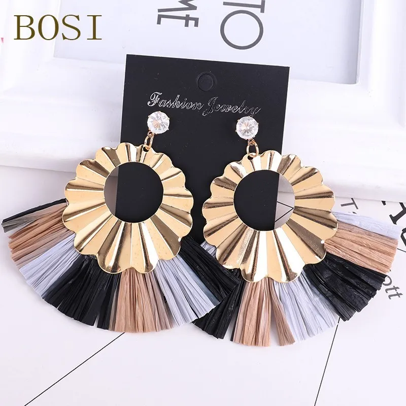 Tassel Earrings for Women 2019 Bohemian Round Luxury Big Long Earring Statement Handmade Geometric Fringe Fashion jewelry New
Tassel Earrings for Women 2019 Bohemian Round Luxury Big Long Earring Statement Handmade Geometric Fringe Fashion jewelry New