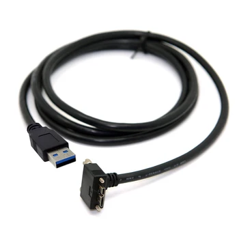 Jimier 1.2m 3m 5m Left Up Down Angled 90 Degree USB 3.0 A Male to Micro B Cable with Locking Screws for Nikon D800 D800E D810
Jimier 1.2m 3m 5m Left Up Down Angled 90 Degree USB 3.0 A Male to Micro B Cable with Locking Screws for Nikon D800 D800E D810