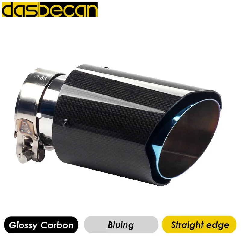 Desbecan glossy Carbon Straight edge Bluing Car tail pipes Nozzle on Muffler model of akrapovic exhaust And Universal
Desbecan glossy Carbon Straight edge Bluing Car tail pipes Nozzle on Muffler model of akrapovic exhaust And Universal