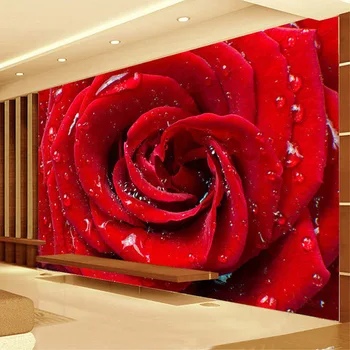 Custom Large Mural 3D Stereo Roses Wallpaper Bedroom Living Room TV Wall Wallpaper Continental Marriage Room Non-woven Wallpaper
Custom Large Mural 3D Stereo Roses Wallpaper Bedroom Living Room TV Wall Wallpaper Continental Marriage Room Non-woven Wallpaper