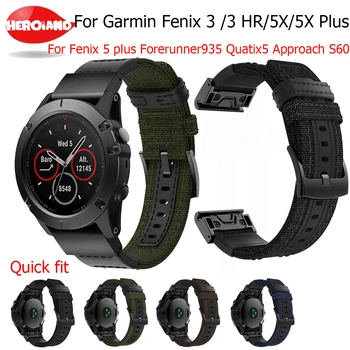 26 22MM Watchband for Garmin Fenix 5X 5 Plus 3 3 HR Forerunner 935 S60 Watch Quick Release Silicone Easy fit Wrist Band Strap
26 22MM Watchband for Garmin Fenix 5X 5 Plus 3 3 HR Forerunner 935 S60 Watch Quick Release Silicone Easy fit Wrist Band Strap