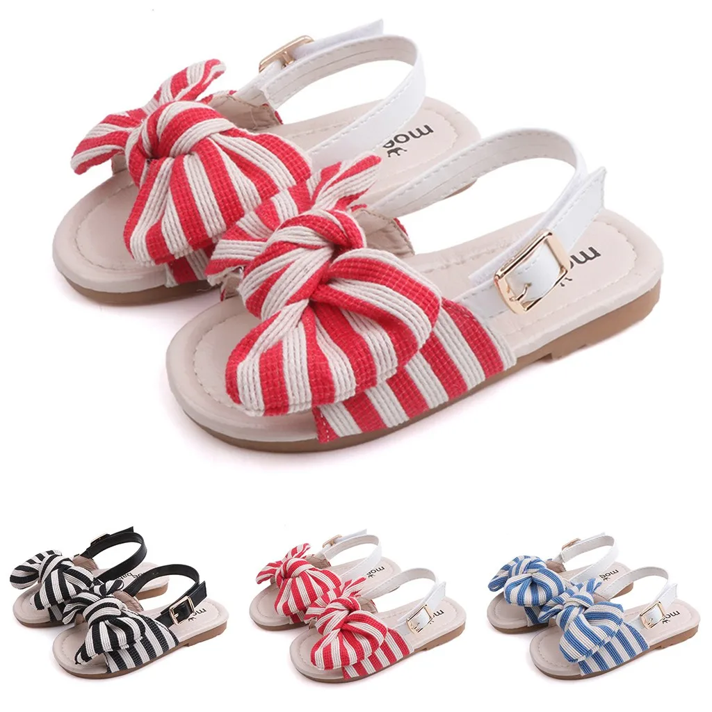 CHAMSGEND Summer Children Baby Infant Girls Striped Bowknot Slipper Sandals Casual Shoes MAY1 P35
CHAMSGEND Summer Children Baby Infant Girls Striped Bowknot Slipper Sandals Casual Shoes MAY1 P35
