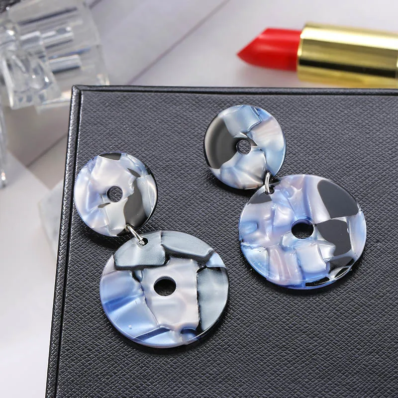 Vintage Geometric Round Acrylic Drop Earrings For Women Simple Fashion Marble Pattern Resin Dangle Earring Ladies Party Jewelry
Vintage Geometric Round Acrylic Drop Earrings For Women Simple Fashion Marble Pattern Resin Dangle Earring Ladies Party Jewelry