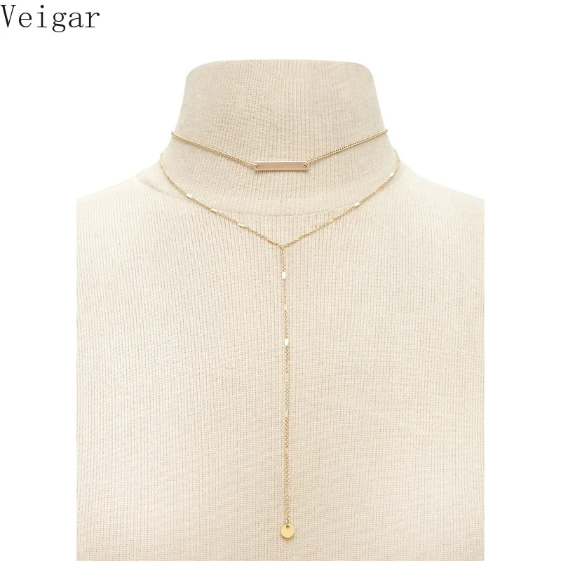 Gold Color Choker Necklace Women Round Pendant Double Chain Clavicle Chains 2018 Fashion Jewelry Necklaces for Ladies Collier
Gold Color Choker Necklace Women Round Pendant Double Chain Clavicle Chains 2018 Fashion Jewelry Necklaces for Ladies Collier