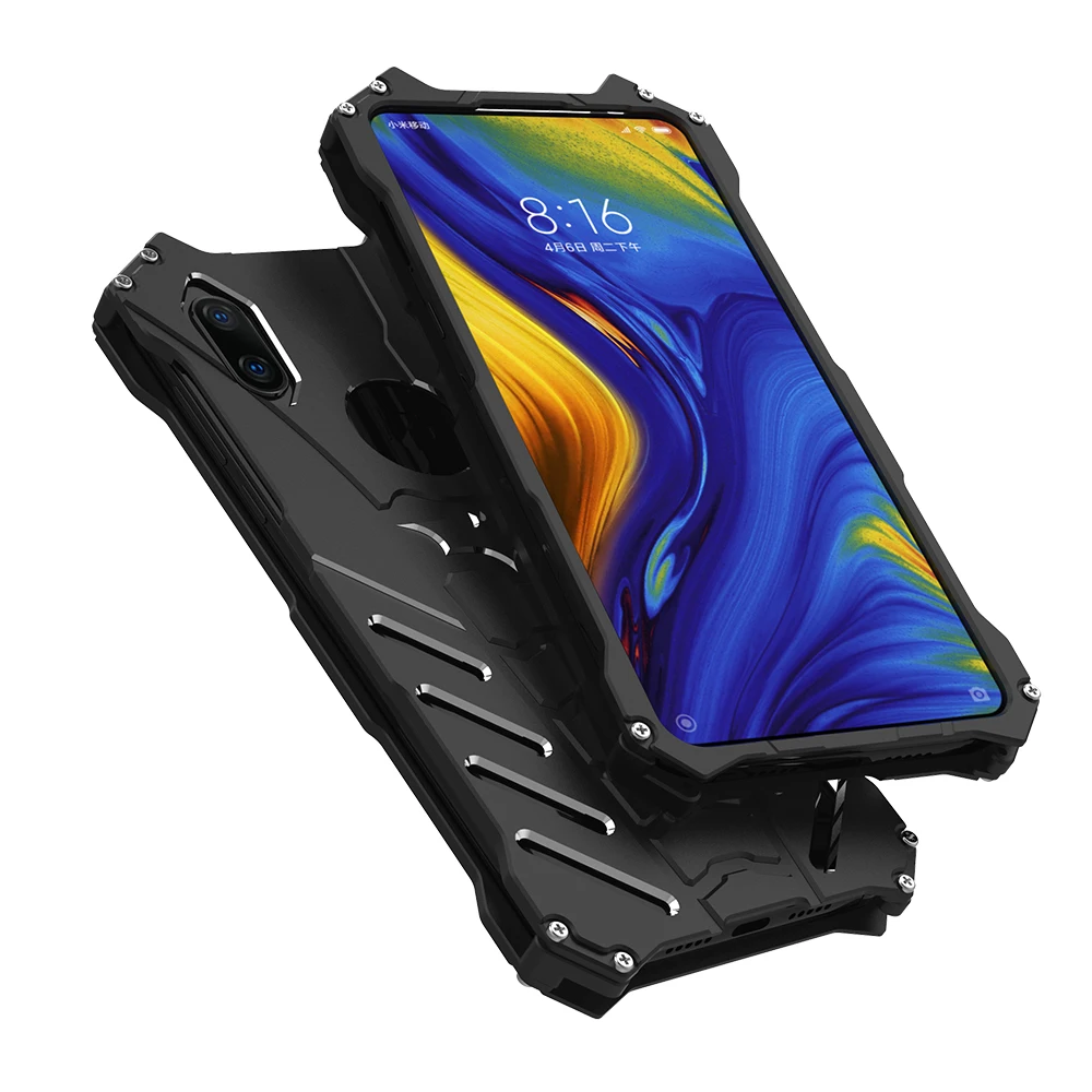 R-JUST Phone Protector case for Xiaomi MIX 2S Max 2 3 MIX3 Metal Aluminum Shockproof Dropproof Cover for Armor anti-knock cases
R-JUST Phone Protector case for Xiaomi MIX 2S Max 2 3 MIX3 Metal Aluminum Shockproof Dropproof Cover for Armor anti-knock cases