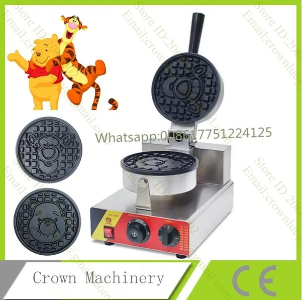 Cartoon Tiger and Bear Shape Electric Waffle maker machine; Waffle cake oven baker; Wafer machine
Cartoon Tiger and Bear Shape Electric Waffle maker machine; Waffle cake oven baker; Wafer machine