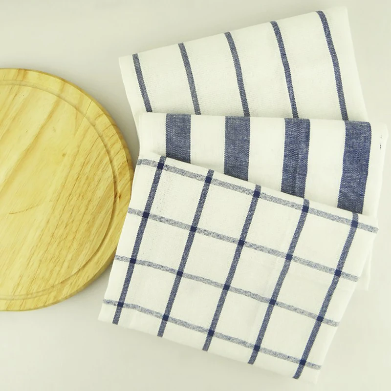 High-quality Brief Pastroal Table Napkins Tea Towels Blue Striped Cotton Plaid Mats Placemats Kitchen Mats
High-quality Brief Pastroal Table Napkins Tea Towels Blue Striped Cotton Plaid Mats Placemats Kitchen Mats