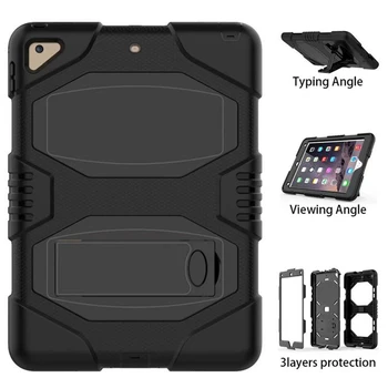 Dual Layers PC+TPU Tablet PC Cases for 9.7" iPad Air 2 Front Panel with Protection Film Tablet Cases with Detachable Kickstand
Dual Layers PC+TPU Tablet PC Cases for 9.7" iPad Air 2 Front Panel with Protection Film Tablet Cases with Detachable Kickstand