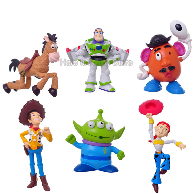 6pcs Disney Toy Story 4 Woody Buzz Jessie Dinosaur cartoon Anime Figure Woody PVC Action Figure Kids Toys for Children DS33
6pcs Disney Toy Story 4 Woody Buzz Jessie Dinosaur cartoon Anime Figure Woody PVC Action Figure Kids Toys for Children DS33