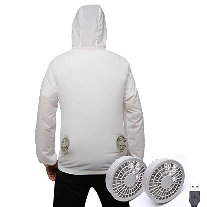 Air Conditioning jacket for Men Women Sun Protective Coat Double Fan Air-Conditioned Clothes Lightweight Fan Cooling Jacket
Air Conditioning jacket for Men Women Sun Protective Coat Double Fan Air-Conditioned Clothes Lightweight Fan Cooling Jacket