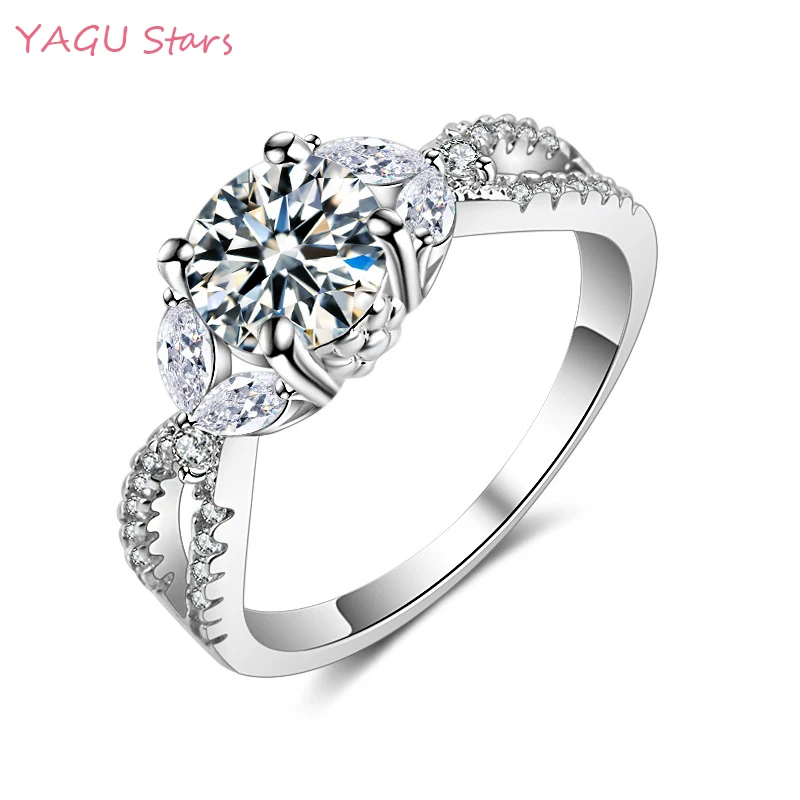 Luxury 925 Sterling Silver Rings for Women Elegant Fashion Jewelry Clear AAA Zircon CZ Engagement Wedding Finger Rings YU018
Luxury 925 Sterling Silver Rings for Women Elegant Fashion Jewelry Clear AAA Zircon CZ Engagement Wedding Finger Rings YU018