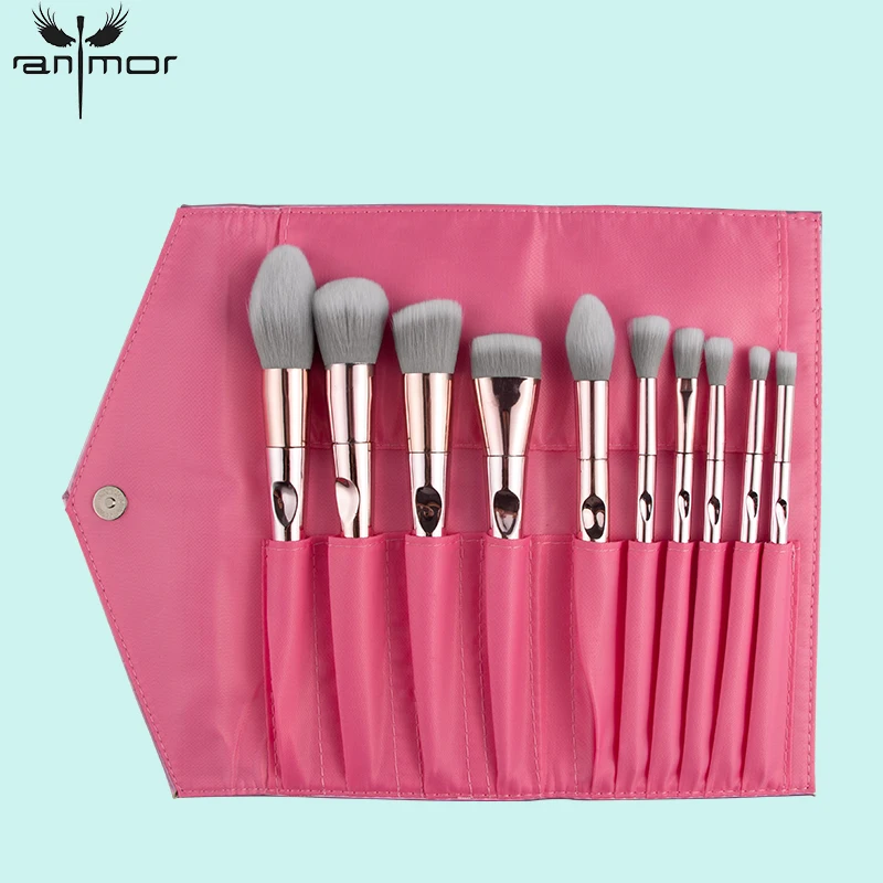 Anmor 10Pcs Makeup Brushes Make Up Brush Foundation Set Professional Eyebrow Eyeshadow Cleaner Soft Synthetic Hair Cosmetic Kit
Anmor 10Pcs Makeup Brushes Make Up Brush Foundation Set Professional Eyebrow Eyeshadow Cleaner Soft Synthetic Hair Cosmetic Kit