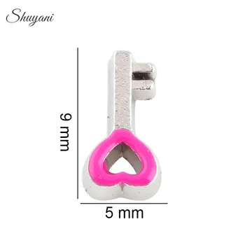 F180 Wholesale 20pcs/lot Silver Key Charms Enamel Heart Key Floating Locket Charms for Living Memory Locket 
F180 Wholesale 20pcs/lot Silver Key Charms Enamel Heart Key Floating Locket Charms for Living Memory Locket