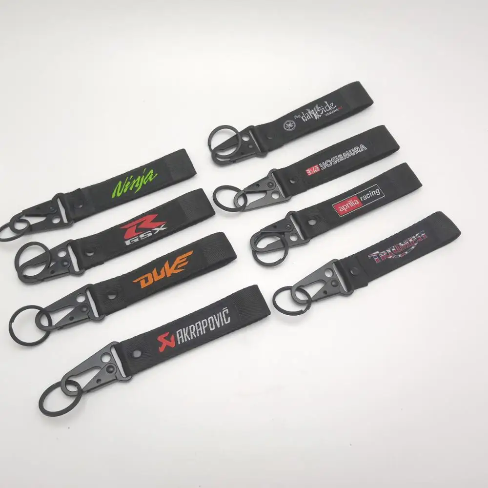 Motocross Embroidery Key Holder Chain Key Ring For BMW MV Agusta Triumph KTM HONDA
Motocross Embroidery Key Holder Chain Key Ring For BMW MV Agusta Triumph KTM HONDA