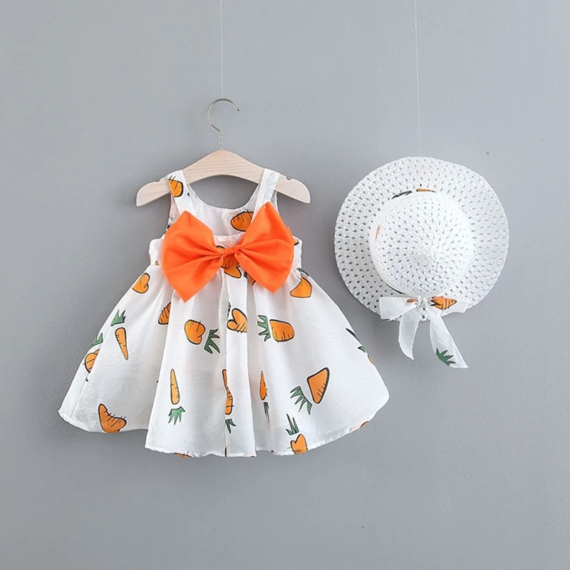 Summer Girl Dresses Baby Infants Girls Clothes Kids Children Printed 2019 Princess Bow Straped Dress Tutu Vestidos+Hat S8713
Summer Girl Dresses Baby Infants Girls Clothes Kids Children Printed 2019 Princess Bow Straped Dress Tutu Vestidos+Hat S8713