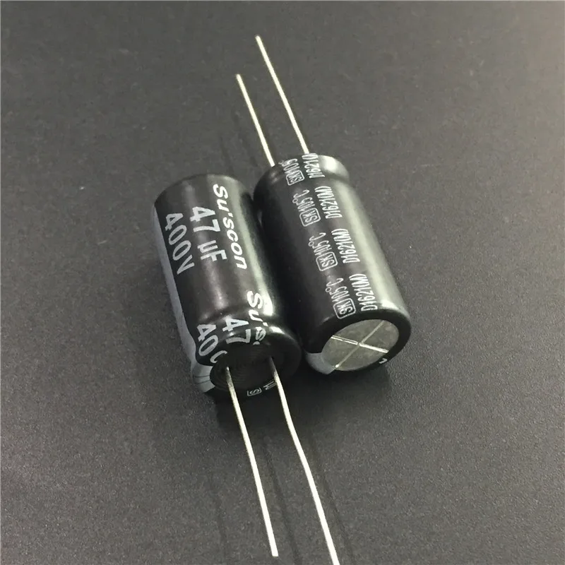 2шт 47 мкФ 400V Su'scon SK серии 12 5x26 мм 400V47uF алюминиевый электролитический конденсатор