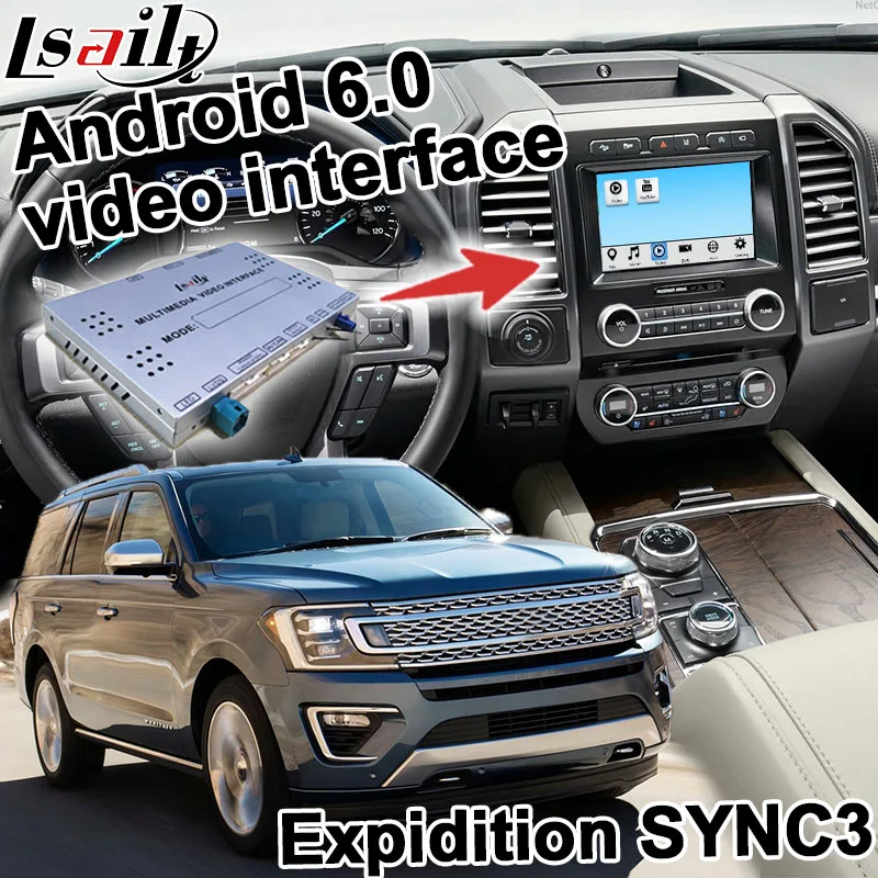 Android navigation box for Ford Expidition F-150 etc SYNC 3 system video interface box Carplay mirror link quad core yandex GPS
Android navigation box for Ford Expidition F-150 etc SYNC 3 system video interface box Carplay mirror link quad core yandex GPS