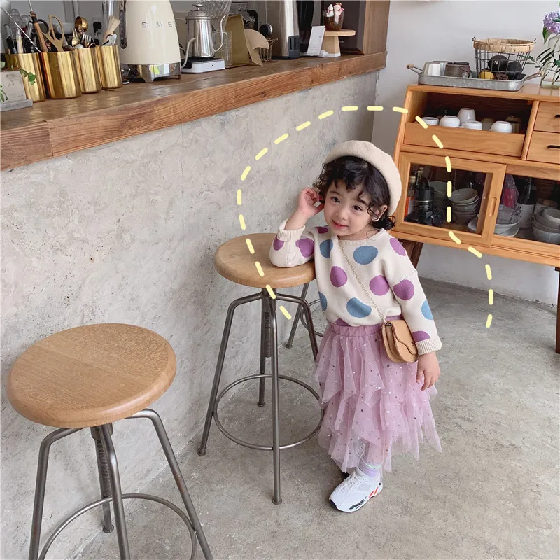 Baby Girls Pullover Sweaters Infant Baby Clothing Kids Wave Dot Print Kids Chidlren Girl O-neck Sweaters Retro Girl Baby Clothes
Baby Girls Pullover Sweaters Infant Baby Clothing Kids Wave Dot Print Kids Chidlren Girl O-neck Sweaters Retro Girl Baby Clothes