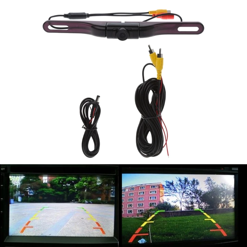 Car Auto 120 Degree Wide View Angle License Plate Rear View HD IR Backup Camera IP67 Vehicle Rear View Camera RCA Interface
Car Auto 120 Degree Wide View Angle License Plate Rear View HD IR Backup Camera IP67 Vehicle Rear View Camera RCA Interface