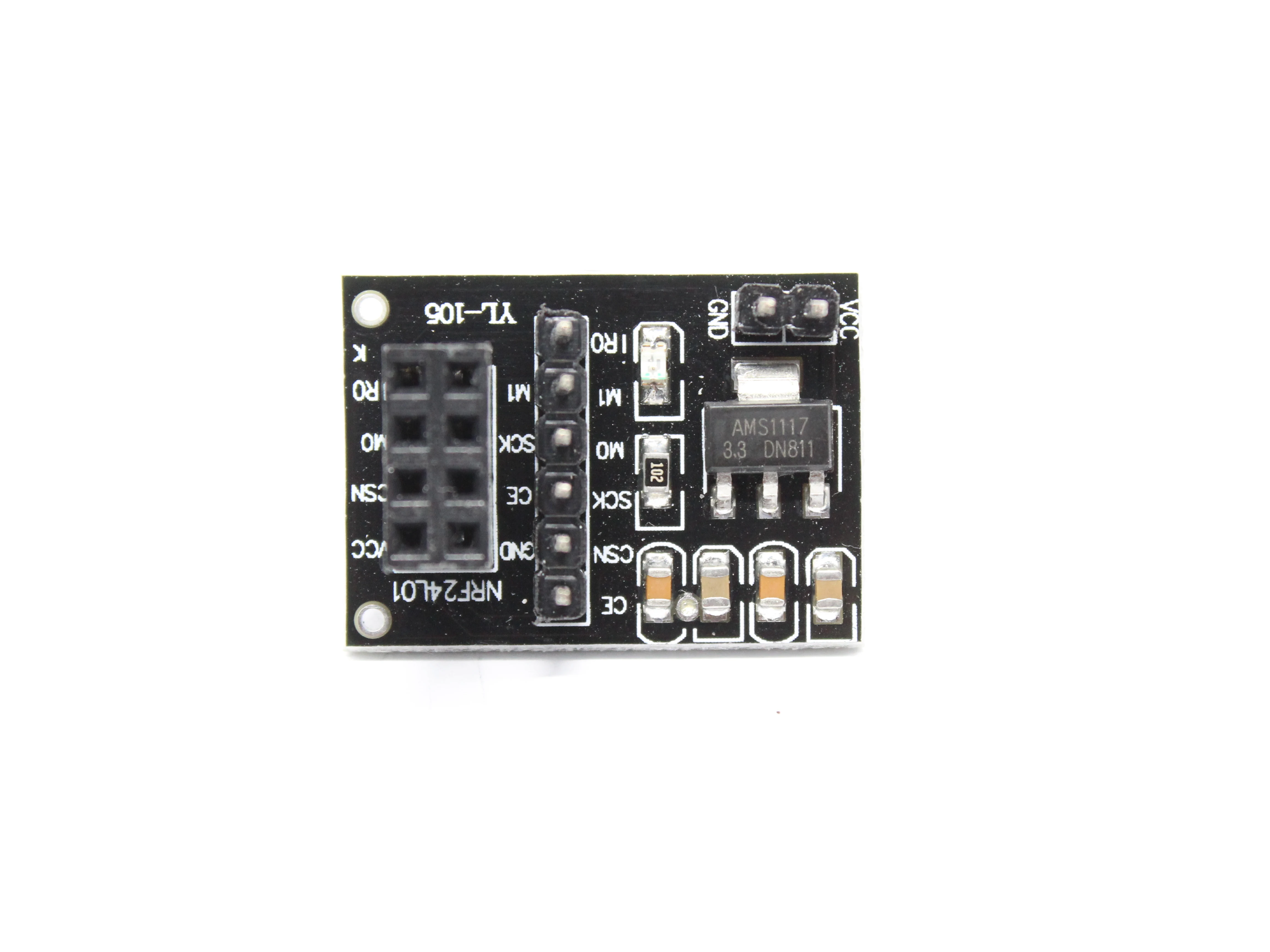 AMS1117 Socket Adapter Plate Board For 8Pin NRF24L01 Wireless Transceiver Module 51
AMS1117 Socket Adapter Plate Board For 8Pin NRF24L01 Wireless Transceiver Module 51