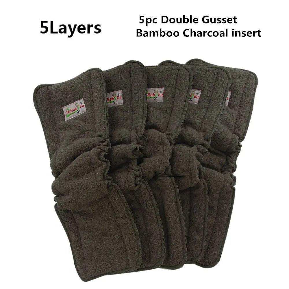 Wholesale Reusable Diapers Bamboo Charcoal Insert Double Gussets No Leaking Inserts Baby Cloth Diaper Cover Nappy Liners
Wholesale Reusable Diapers Bamboo Charcoal Insert Double Gussets No Leaking Inserts Baby Cloth Diaper Cover Nappy Liners