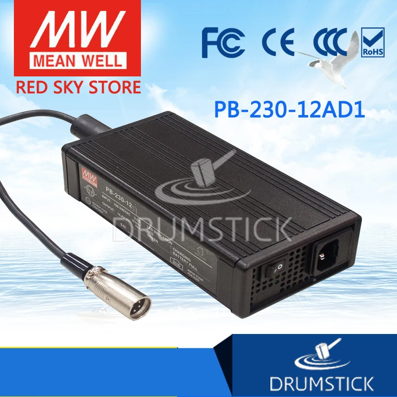 MEAN WELL PB-230-12AD1 14.4V 16A meanwell PB-230 14.4V 230W Single Output Battery Charger
MEAN WELL PB-230-12AD1 14.4V 16A meanwell PB-230 14.4V 230W Single Output Battery Charger