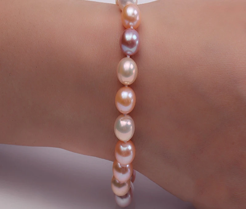 9.0mm Multicolor Round Cultured Natural Freshwater Pearl Bracelet Birthday Wedding Bracelet Gifts
9.0mm Multicolor Round Cultured Natural Freshwater Pearl Bracelet Birthday Wedding Bracelet Gifts