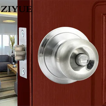 Free Shipping Stainless Steel Spherical Round Ball Door Knobs Handles Passage Entrance Lock for Home Bathroom
Free Shipping Stainless Steel Spherical Round Ball Door Knobs Handles Passage Entrance Lock for Home Bathroom