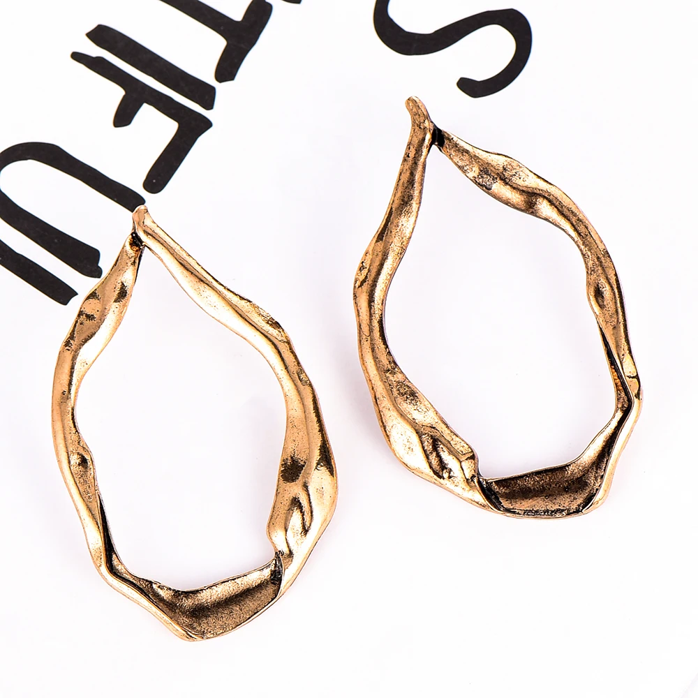 Fashion Unique Punk Geometric Element Irregular Shape Gold Color Stud Earrings For Women Big Metal Earring Party Jewelry Gift
Fashion Unique Punk Geometric Element Irregular Shape Gold Color Stud Earrings For Women Big Metal Earring Party Jewelry Gift