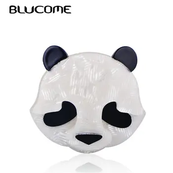 Blucome New Arrival Lovely Black Eyes Panda Shape Brooches Texture Acrylic Pin Jewelry For Girls Children Hat Scarf Corsage Pins
Blucome New Arrival Lovely Black Eyes Panda Shape Brooches Texture Acrylic Pin Jewelry For Girls Children Hat Scarf Corsage Pins