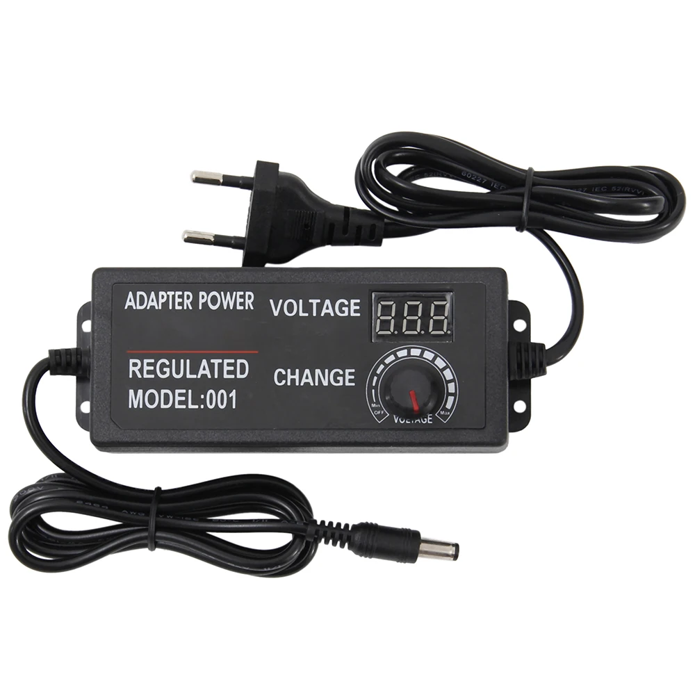Adjustable AC To DC 3V-12V 9V-24V Universal Adapter with Display Screen Voltage Regulated Power Supply Adatpor 3 12 V
Adjustable AC To DC 3V-12V 9V-24V Universal Adapter with Display Screen Voltage Regulated Power Supply Adatpor 3 12 V