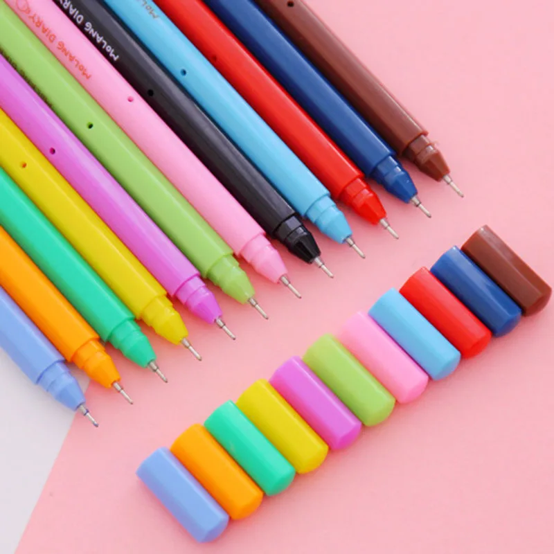0.38mm Colorful Gel Pens Candy Color Marker Pen Gel Pens Ballpoint Pen Sketching Painting Drawing 12 Colors
0.38mm Colorful Gel Pens Candy Color Marker Pen Gel Pens Ballpoint Pen Sketching Painting Drawing 12 Colors