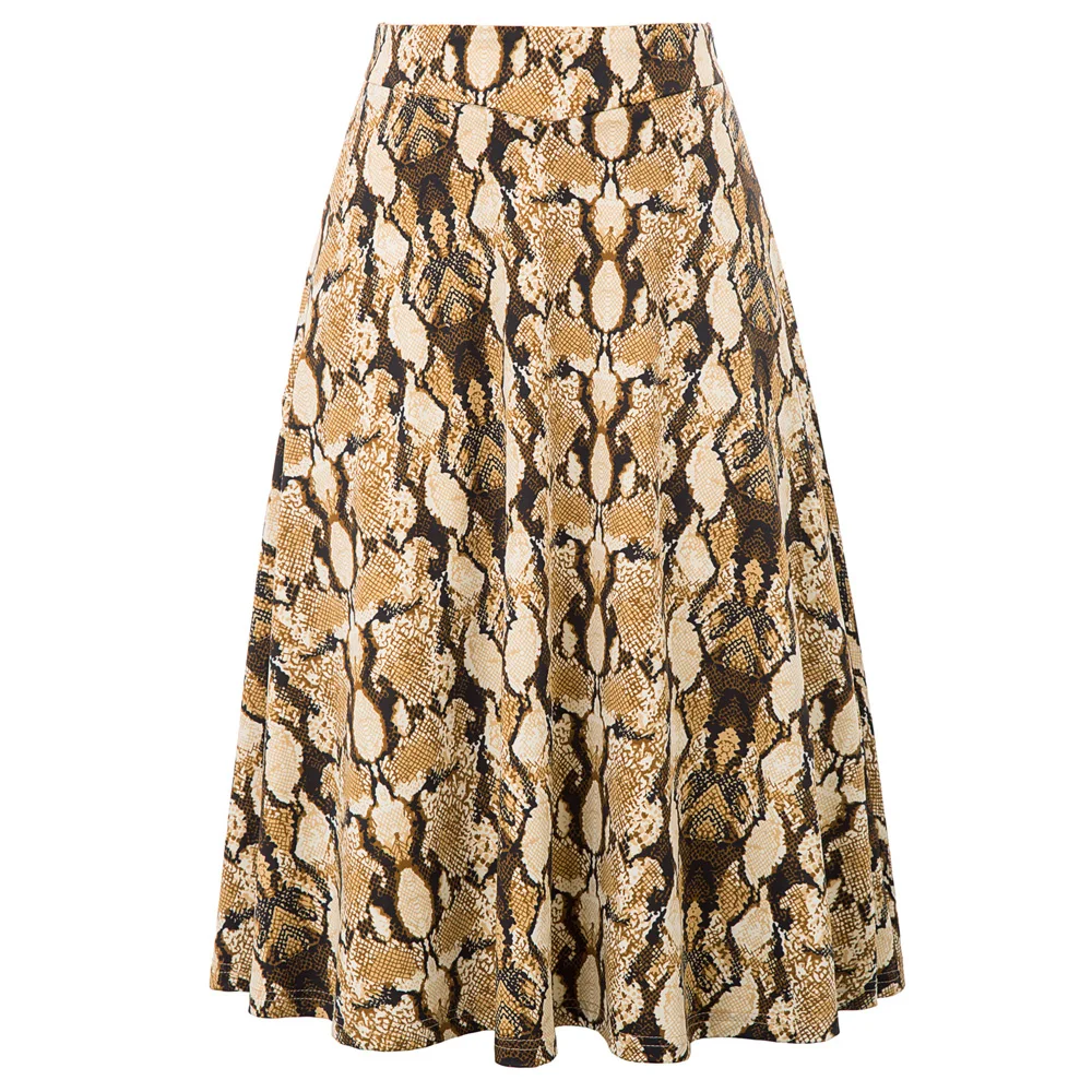 KK Women's Skirt Snake Leopard Pattern High Waist Flared A-line slim elastic elegant personality casual Skirt hot sale new
KK Women's Skirt Snake Leopard Pattern High Waist Flared A-line slim elastic elegant personality casual Skirt hot sale new