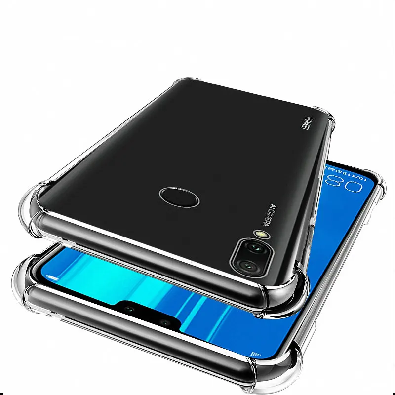 For Huawei Y9 2019 Transparent Silicon Case for JKM-LX1 JKM-LX3 Anti-knock Phone cover Cases> | Мобильные телефоны и