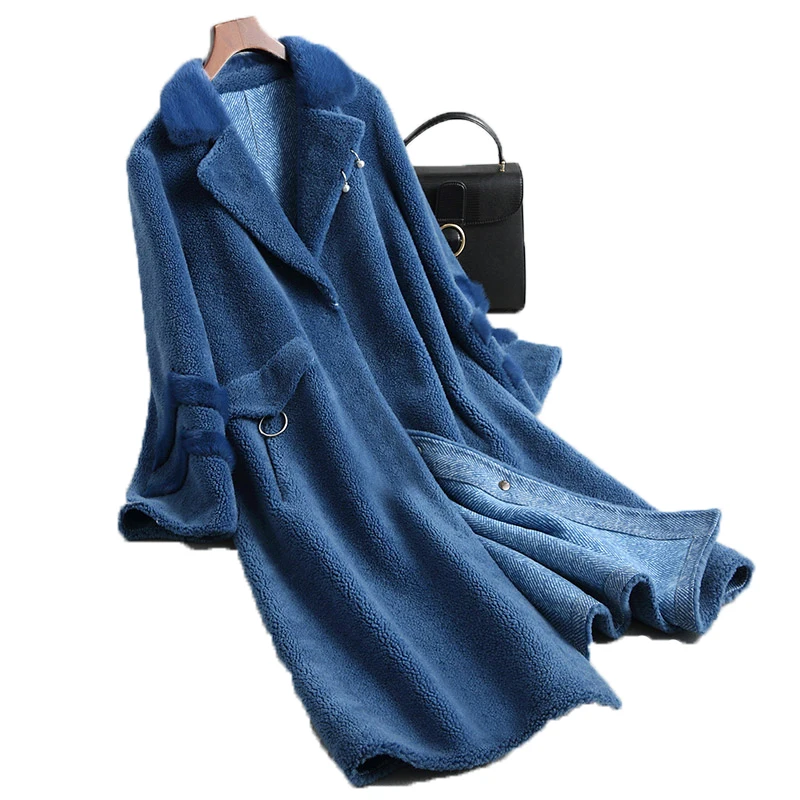 Real Fur Coat 100% Wool Jacket Korean Autumn Winter Coat Women Clothes 2019 Elegant Vintage Slim Coats Manteau Femme Hiver ZT978
Real Fur Coat 100% Wool Jacket Korean Autumn Winter Coat Women Clothes 2019 Elegant Vintage Slim Coats Manteau Femme Hiver ZT978