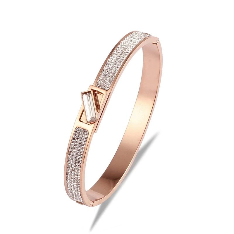 Hot Women 316 Stainless Steel Rose Gold White Shell Bangle Crystals High Quality Bangle Wedding Jewelry Gift
Hot Women 316 Stainless Steel Rose Gold White Shell Bangle Crystals High Quality Bangle Wedding Jewelry Gift