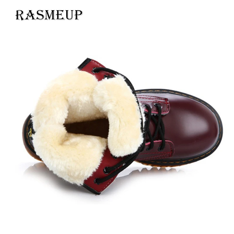 RASMEUP Leather Women's Ankle Boots 2018 Winter Fur Warm Lace Up Zipper Women Martin Boots Casual Thick Sole Woman Platform Shoe
RASMEUP Leather Women's Ankle Boots 2018 Winter Fur Warm Lace Up Zipper Women Martin Boots Casual Thick Sole Woman Platform Shoe